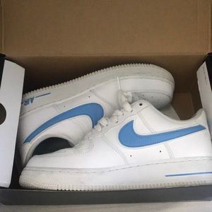 Nike air force 1 white/carolina blue